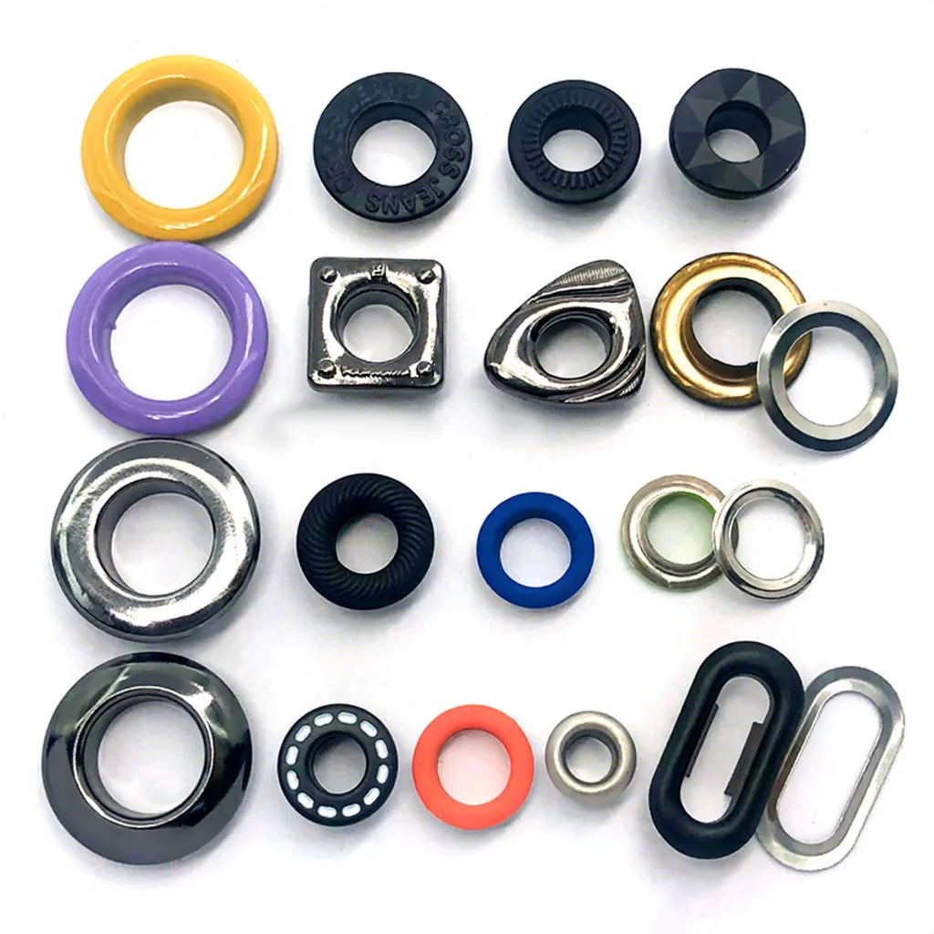 Customized Cheap logo Eyelets Simple Style Multiple Sizes of Brass Round Eyelets