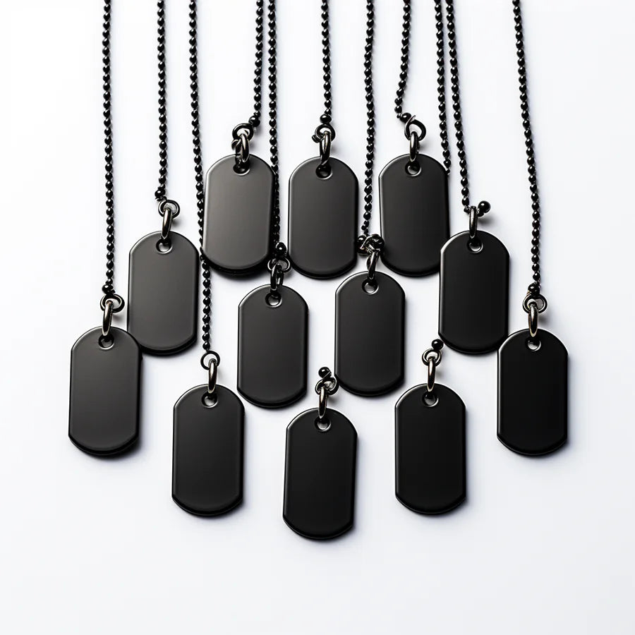 Wholesale Dogtags Stainless Steel Metal Blank Sublimation Engraving Name Id Pet Blank Bone Custom Logo Dog Tag