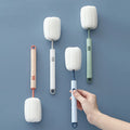 Silicone Baby Bottle Brush 360 Degree Rotary Clean Milk Bottle Sponge Material for Cleaning Baby's Bottle