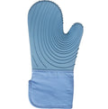 Custom Logo Printed Silicone Oven Mitts With Cotton Layer Heat Resistant BBQ Cooking Gloves Kitchen Microwave Oven Gloves