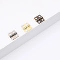 Electroplated Iron Soft Close Gift Box Handicraft Hinge 1 Inch Mini Multi-Purpose for Kitchen Bedroom Living Room Industrial