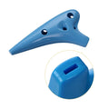 QI MEI QMT-2 Soprano C 12 Holes Ocarina ABS Material Ocarinas Wind Instrument with Music Score and Protective Bag for Beginners