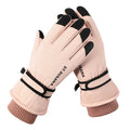 Cheap Motorcycle Winter Windproof Thicken Women Hand Warm Waterproof Ski Gloves