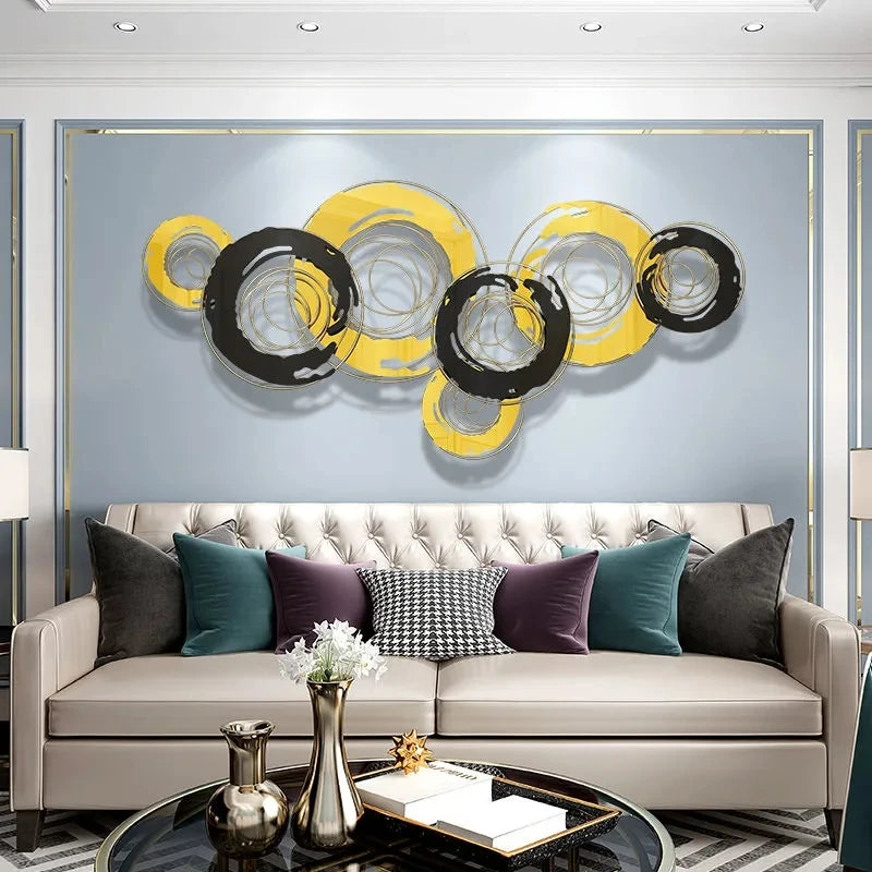 68*151cm Iron Wall Decoration Living Room Bedroom Background Wall Decoration Wall Hanging Nordic Home Decor