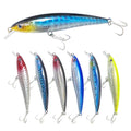 Top Right M086 140mm 41g Trolling Lures Saltwater Fishing Trolling Lure for Tuna Floatin Minnow Lure Senuelos De Pesca