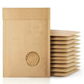 Custom Designed Kraft Honeycomb Cushion Paper Padded Envelopes Biodegradable Eco-Friendly Waterproof for Crafts Your Logo