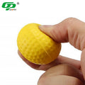 Factory Promotional Golf Practice Ball Logo Custom Yellow Soft Foam Ball Driving Range PU Golf Training Ball