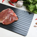 Creative Kitchen Supply Aluminum Quick Thawing Plate Defrosting Tray with Water tank