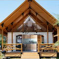 4 Season Camping Outdoor Safari  Glamping Tent With Bathroom