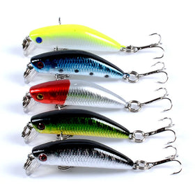 Sinking Minnow Fishing Lure 4.5cm 2.8g Wobbler Armed With treble Hook Shore Rock Trout Bait Tackle crankbait