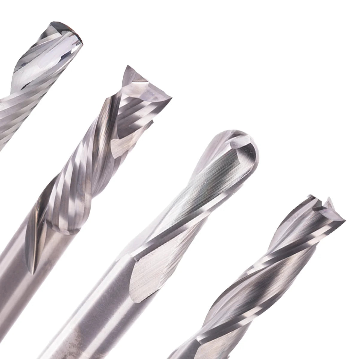 Safety CNC Wood Tools Tungsten Carbide Ball Nose Router Bit Milling Cutter End Mill Tin/AlTin ODM OEM Customized Straight Shank