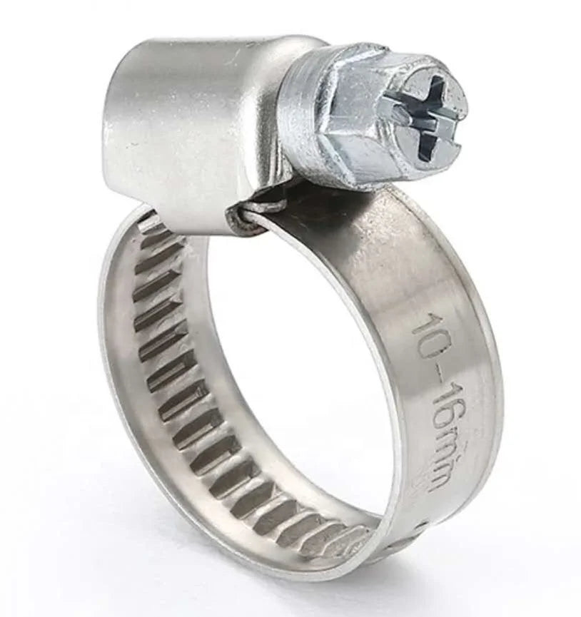 12mm Band Width W1 Carbon Steel Galvanized German Type Hose Clamp