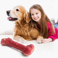 Pet Products Dog Chew Toys Bone Shape Pet Squeak Toy Natural Rubber Interactive Dog Toy