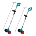 Yofidra Electric Lawn Mower & Grass Trimmer for Makita 20V Battery Cordless 1500W 3 Blades Adjustable Length DIY Folding Handle