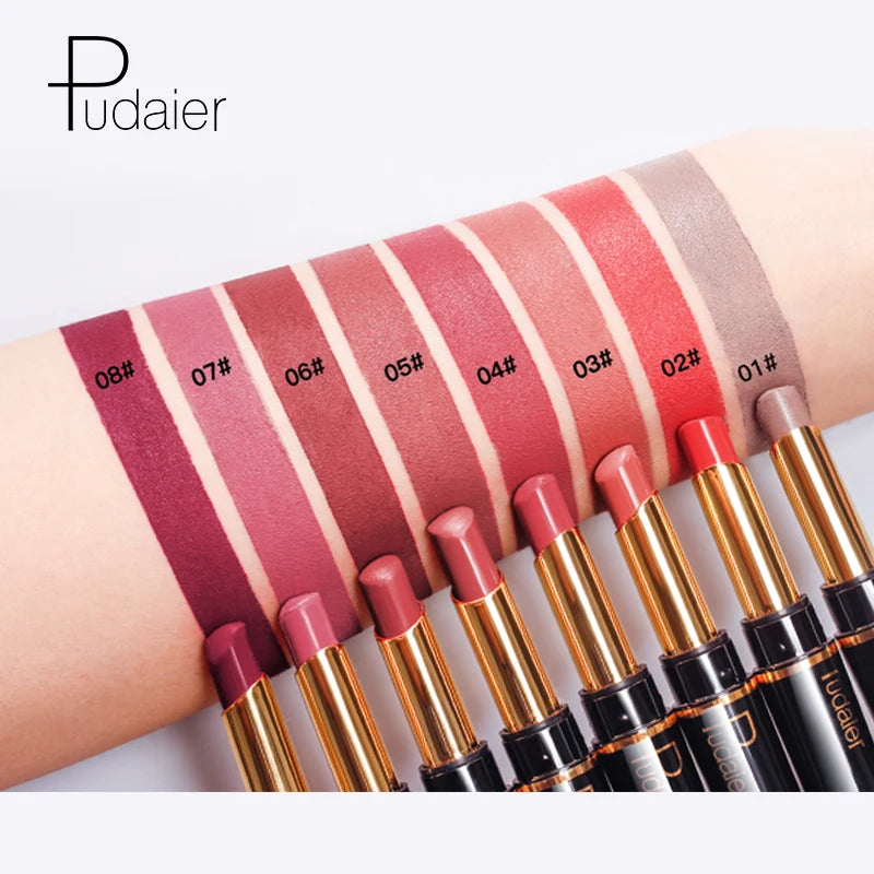 Wholesale 2-in-1 Double Head Lipstick Lip Liner Pen Moisturizing Easy to Color Long-lasting Private Label