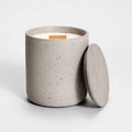 Wholesale New Design Round Bottom16oz 480ml Large Empty Cement Concrete Candle Container Jar with Lid