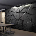 3D Wallpaper Geometric metallic wall paper Contemporary Design Vinyl Wallpaper for Home Decor Office Hotel