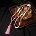 Newest Design 108 Mala Beads Yoga Meditation Necklace  7 Chakra Gemstone Hand Knotted Mala Prayer Beaded Necklace