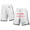 2024 New DesignsAmerican Football Teams Designer Mesh  Shorts for 32 Teams