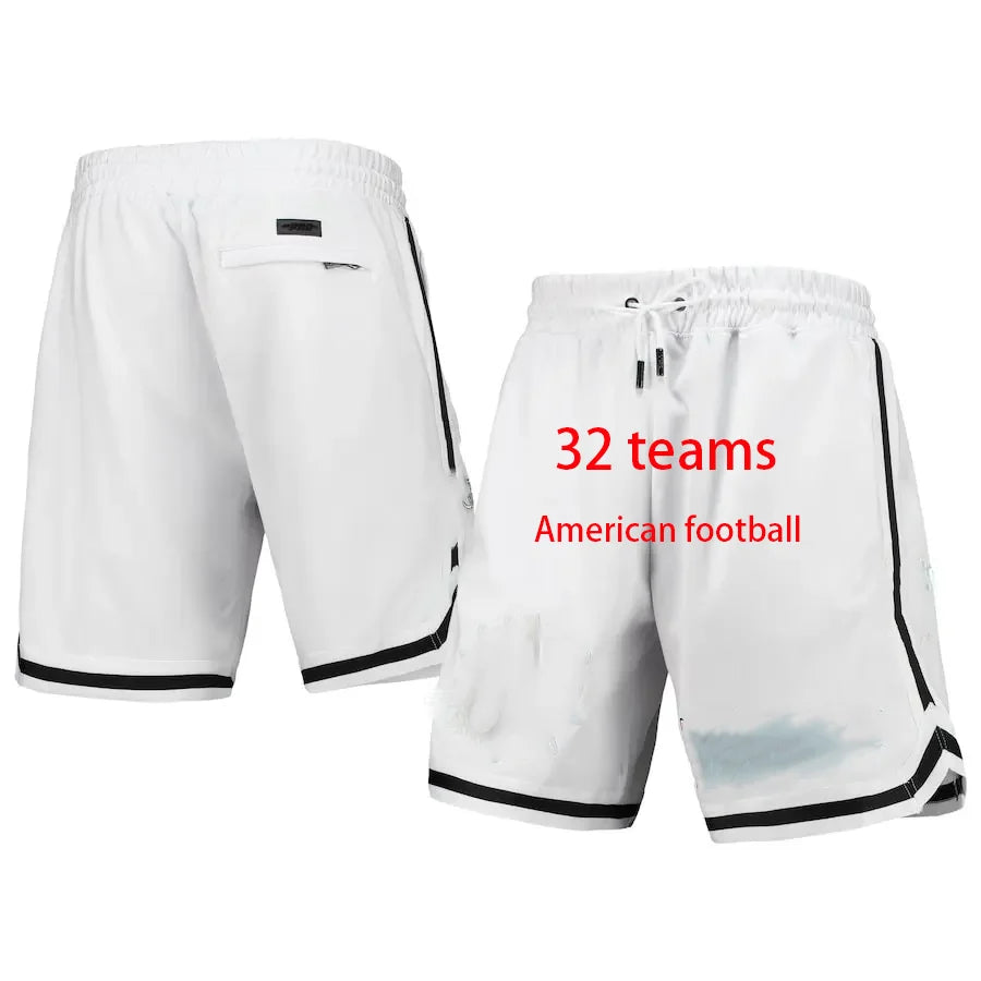 2024 New DesignsAmerican Football Teams Designer Mesh  Shorts for 32 Teams
