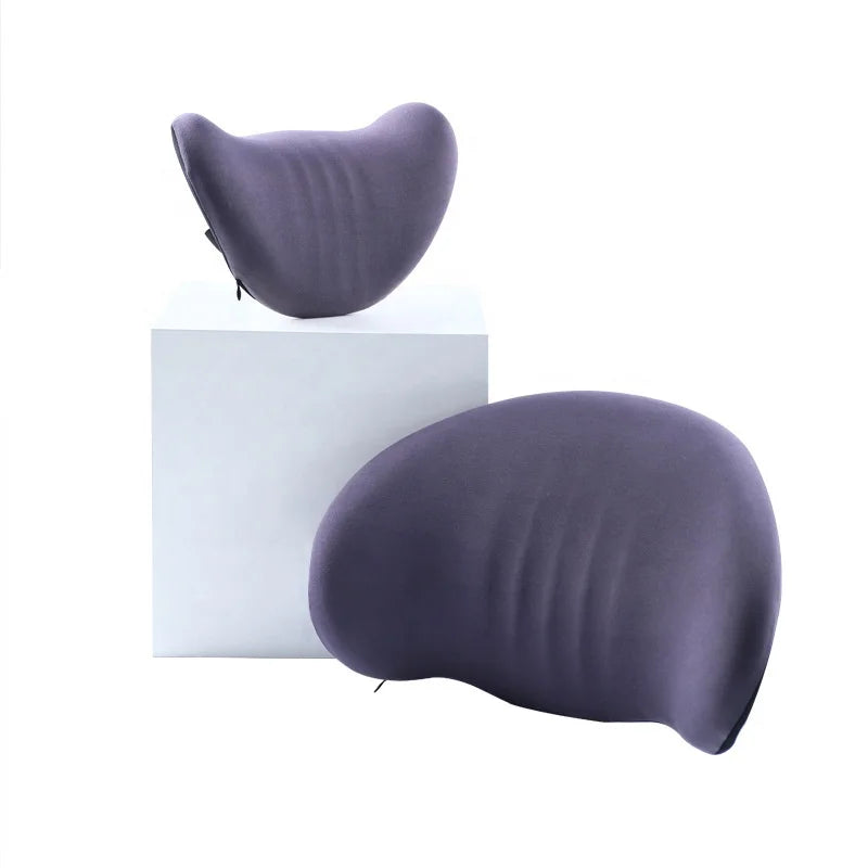 Neck Protection Headrest Slow Rebound Memory Cotton Waist Support Seat Lumbar Support Car Back Lumbar Cushion