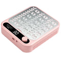 Professional Nail Dust Collector Powerful Suction Pink LED Display Adjustable Speed Reusable Filter for Acrylic Nails MegaBDM