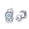 Messi Jewelry MSE-329 IGI Certificate PT950 10K 14k 18k With 1ct Lab Grown Diamond Stud Earrings