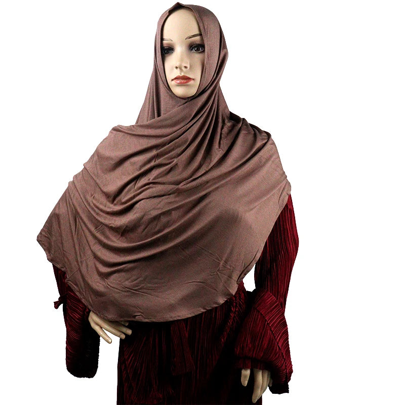 Wholesale Customized New Design Split Instant Jersey Hijab Scarf Muslim Hijab Hot Selling Scarf Jersey Hijab