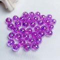 500g/bag Loose 8mm Acrylic Beads 4/5/6/10/12mm Sizes Diy Jewelry-Earrings Bracelets Transparent Ab Color Hole Abs Plastic
