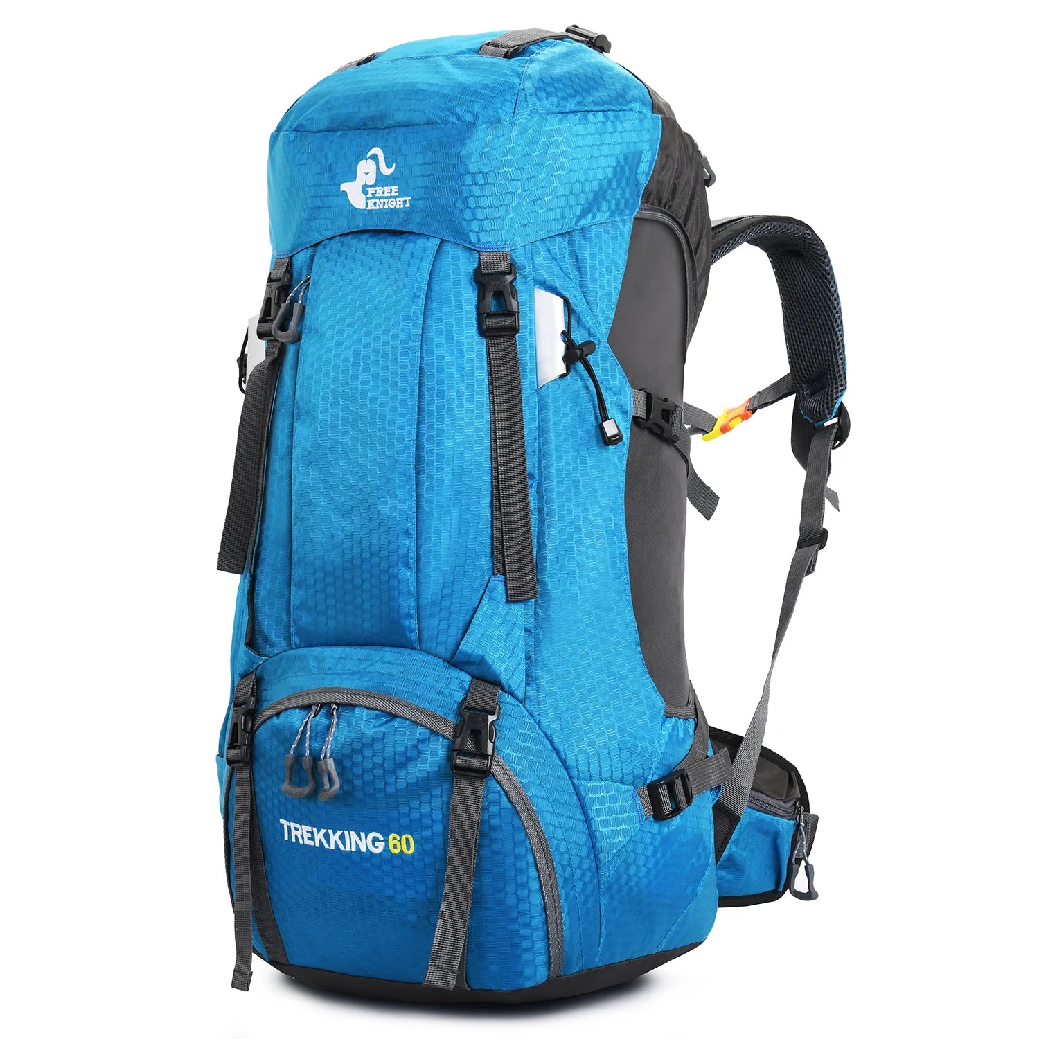 Brand Outdoor Climbing Camping Hiking Nylon Waterproof 60L Ultra Light Backpack with Classical Design