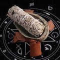 Wholesale Factory Price Cleansing Home Smudge Kit Abalone Shells Sage Bundle Wood Stand for Meditation Reiki