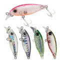 Retail 45mm-4g 9 Colors Minute Minnow Bait 3D Eye Float Freshwater Bait Lure