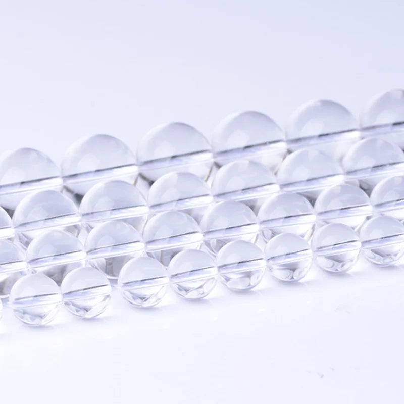Natural Stone White Quartz Crystal Beads for DIY Jewelry Making