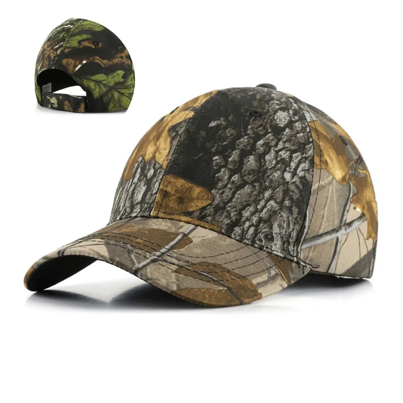 Wholesale Classic 6 Panel Tactical Camo Baseball Caps Outdoor Hunting Men Real Tree Camouflage Baseball Hats