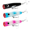 15cm(5.9in) 65g Saltwater Wooden Trolling Popper Fishing Lure with  3 Colors