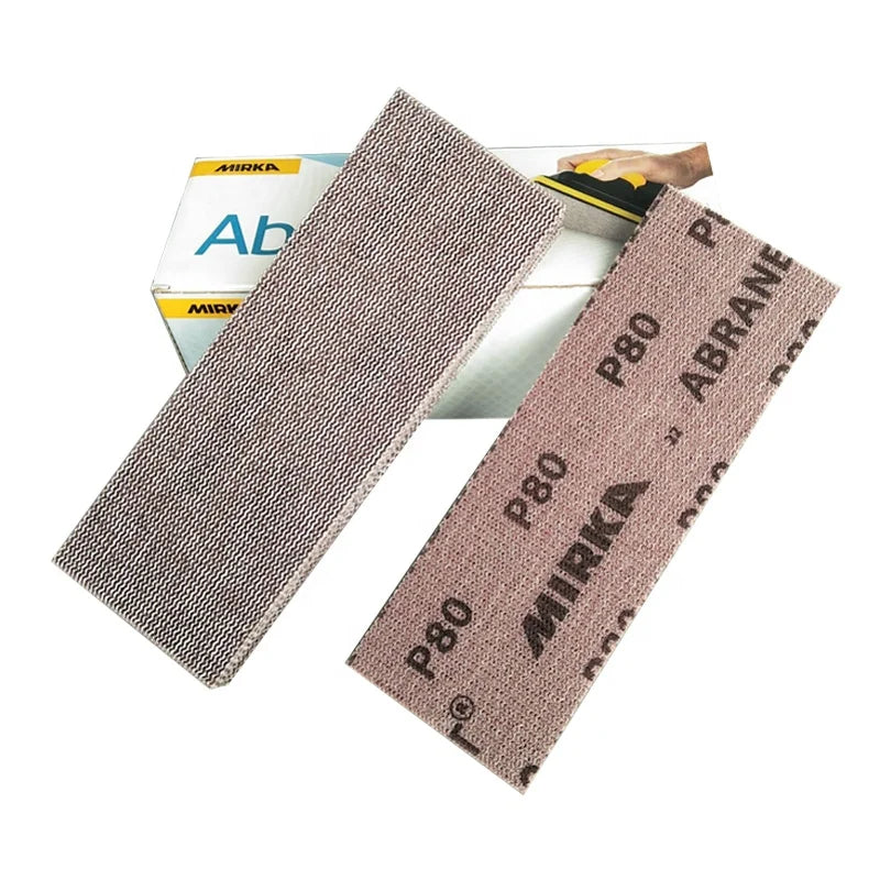 MIRKA 70mm X 198mm Dry Grinder Flocking Rectangular Hand Planer Sandpaper From Finland Abrasives Product