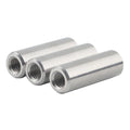 Stainless Steel 304 316 Extension Inner Threaded Steel Long  Knurled Round Coupling Nut