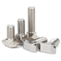 Tengri T Slot Bolt DIN188 Stainless Steel Class6 Hammer Head M8 M10 M12 4040 Profile Zinc Plated Drop in Track Connection Parts