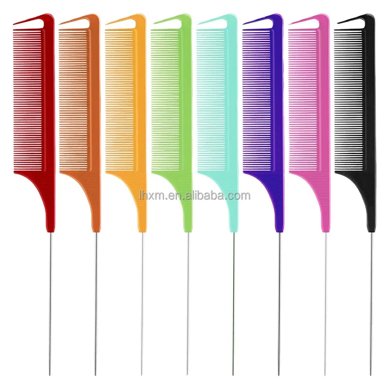 Premium Rat Tail Hair Comb Carbon Fiber Teeth Comb Customized Logo