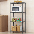 Sundries Rack Organizer 4 Tier Microwave Oven Storage Rack Extendable Microwave Rack Oven Shelf