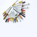 Customized All Kind Colored Aluminum Domed Head Pull Flower Shape Peel Type Rivet