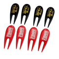 Custom Logo Non-Slip Plastic Divot Repair Tool Golf Pitch Fork Accessory with Logo