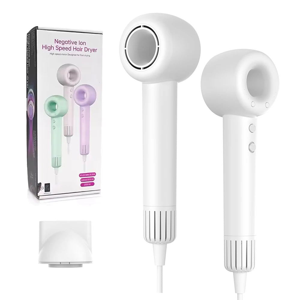 Compact Mini Travel Blow High Speed Hair Dryer White Professional Straightener Portable Hair Dryer for Hair Salon 1400W