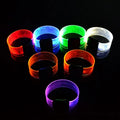 LED Lighted up Wristband Flashing Bracelet Adjustable Rave Party Favors Concert Activated Atmosphere Supply Customize Logo