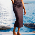 Ethnic Style Fashion Modern Islam Women Islamic Clothing Muslim Women Summer Embroidery Swimming Wrap Skirt Swim Sarong Pareo