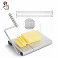 Stainless Steel Cheese Slicer Stainless Steel Wire Butter Cutter Kitchen Cheese Butter Food Slicer