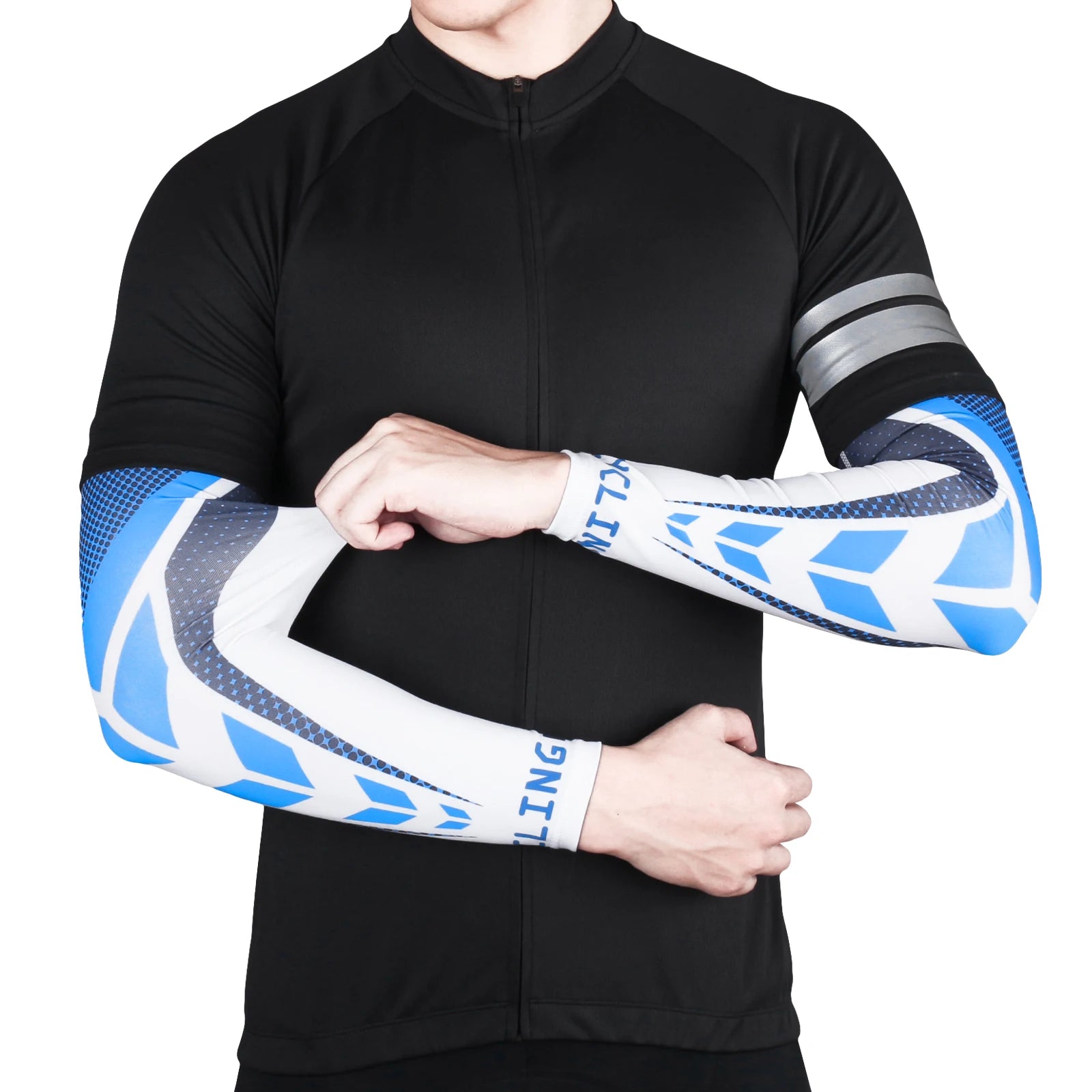 Wholesale Customized Printed Golf Cool Arm Sleeves UV Protection Arm Covers for Men Women