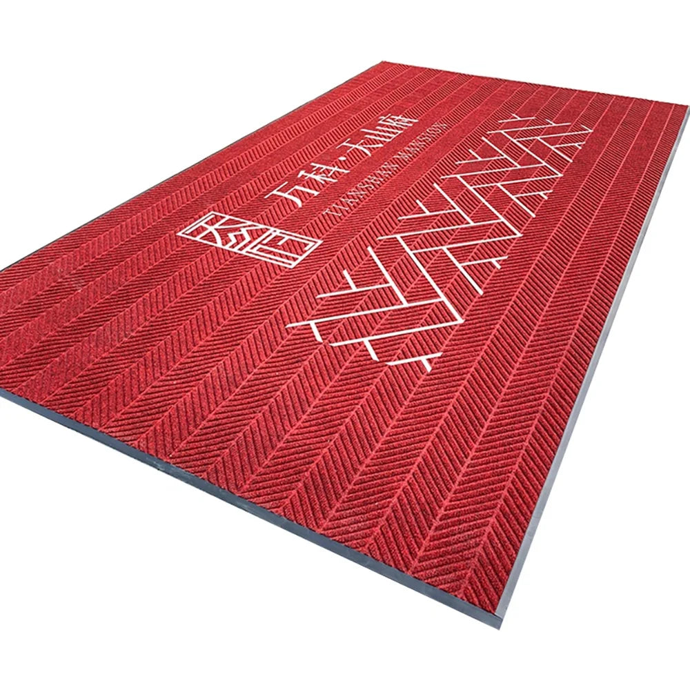 Commercial Logo Floor Mat Custom Printed Door Mat Carpet Welcome Business Entrance Mat