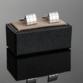 Hot Selling Wedding Party Novelty Square Stripes Plaid Dress Shirt Cufflinks for Men Accessories