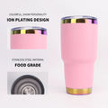 ODM 30oz Stainless Steel Tumbler Insulated Coffee Cup Thermos Water Bottle for Beer Coffee Mug Leakproof Lid Flask